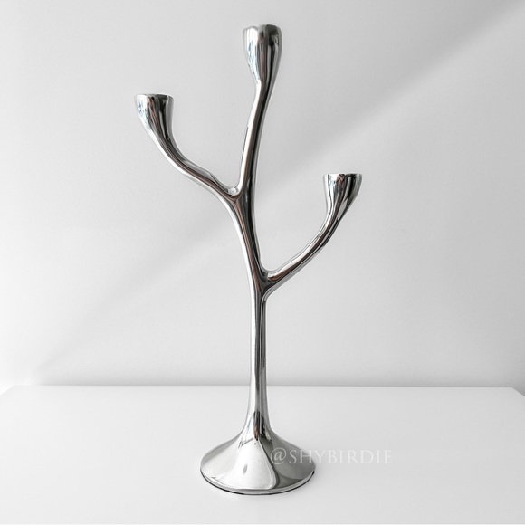 NEW Artisan Crafted Metal Tree Branch Candelabra - Picture 1 of 10